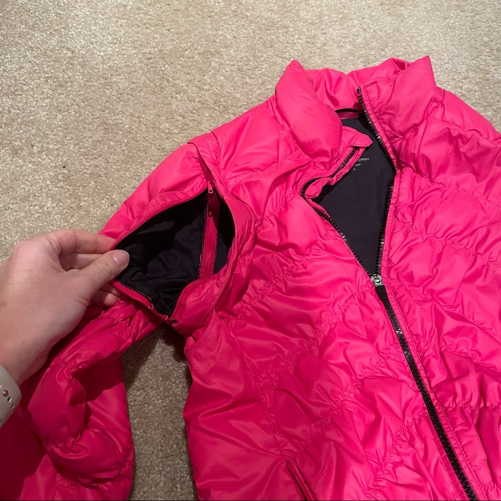 Zero Restriction Hybrid Pink Down Jacket/ Vest - image 4